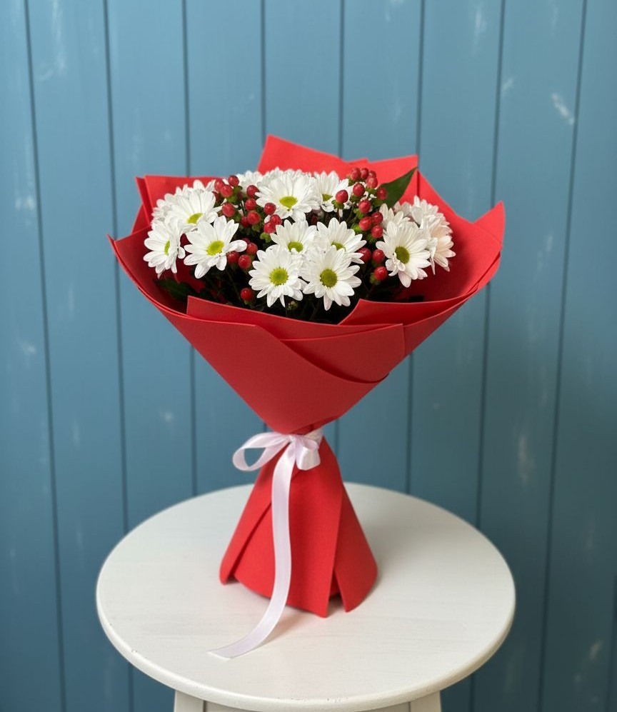 Букет цветов из: Хризантемы в Кырене