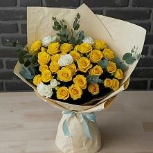 Букет цветов из:  Розы #REPLACE_PRED# Кырене