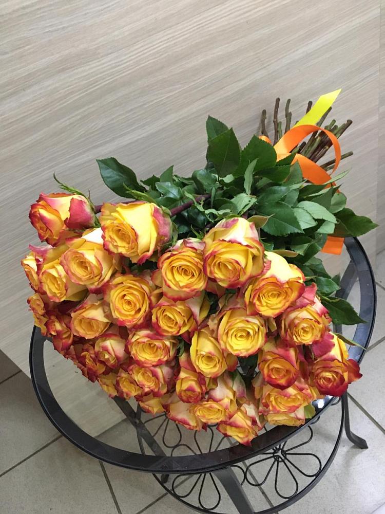 Букет Желтые розы в Кырене