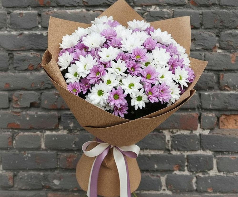Букет цветов из: Хризантемы в Кырене